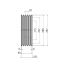Poulie trapézoïdale SPB / B - 5 gorges - Ø280 mm - Moyeu amovible 3535 - Fonte