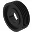 Poulie trapézoïdale SPB / B - 5 gorges - Ø280 mm - Moyeu amovible 3535 - Fonte