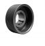 Poulie trapézoïdale SPB / B - 6 gorges - Ø280 mm - Moyeu amovible 3535 - Fonte