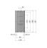 Poulie trapézoïdale SPB / B - 6 gorges - Ø280 mm - Moyeu amovible 3535 - Fonte
