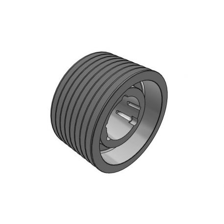 Poulie trapézoïdale SPB / B - 8 gorges - Ø280 mm - Moyeu amovible 3535 - Fonte