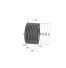 Poulie trapézoïdale SPB / B - 8 gorges - Ø280 mm - Moyeu amovible 3535 - Fonte