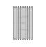 Poulie trapézoïdale SPB / B - 8 gorges - Ø280 mm - Moyeu amovible 3535 - Fonte