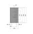Poulie trapézoïdale SPB / B - 8 gorges - Ø300 mm - Moyeu amovible 3535 - Fonte