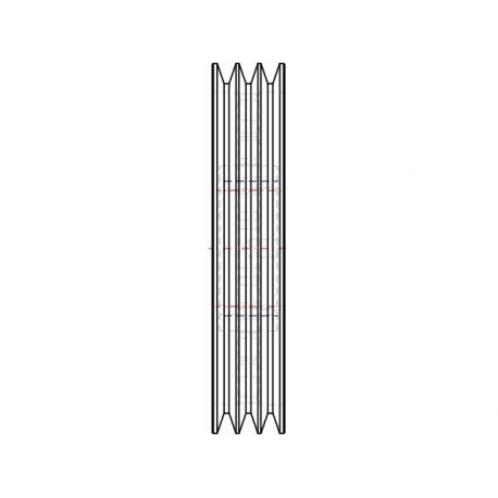 Poulie trapézoïdale SPB / B - 3 gorges - Ø315 mm - Moyeu amovible 3020 - Fonte