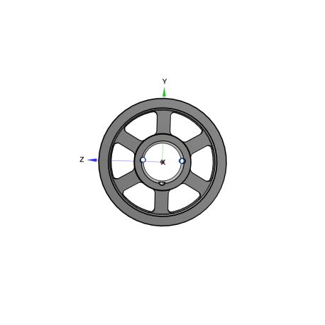 Poulie trapézoïdale SPB / B - 3 gorges - Ø315 mm - Moyeu amovible 3020 - Fonte