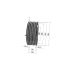 Poulie trapézoïdale SPB / B - 6 gorges - Ø315 mm - Moyeu amovible 3535 - Fonte