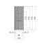 Poulie trapézoïdale SPB / B - 6 gorges - Ø315 mm - Moyeu amovible 3535 - Fonte
