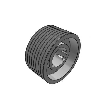 Poulie trapézoïdale SPB / B - 8 gorges - Ø315 mm - Moyeu amovible 3535 - Fonte