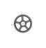 Poulie trapézoïdale SPB / B - 2 gorges - Ø335 mm - Moyeu amovible 2517 - Fonte