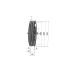 Poulie trapézoïdale SPB / B - 3 gorges - Ø335 mm - Moyeu amovible 3020 - Fonte