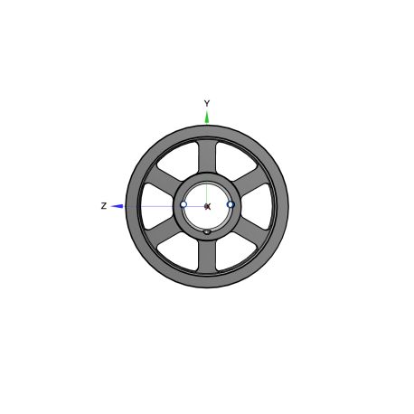 Poulie trapézoïdale SPB / B - 3 gorges - Ø335 mm - Moyeu amovible 3020 - Fonte