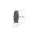 Poulie trapézoïdale SPB / B - 4 gorges - Ø335 mm - Moyeu amovible 3535 - Fonte