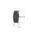 Poulie trapézoïdale SPB / B - 5 gorges - Ø335 mm - Moyeu amovible 3535 - Fonte