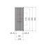 Poulie trapézoïdale SPB / B - 6 gorges - Ø335 mm - Moyeu amovible 3535 - Fonte