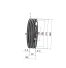 Poulie trapézoïdale SPB / B - 4 gorges - Ø375 mm - Moyeu amovible 3535 - Fonte