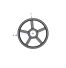 Poulie trapézoïdale SPB / B - 2 gorges - Ø450 mm - Moyeu amovible 3020 - Fonte
