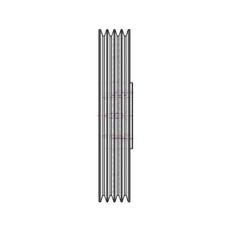 Poulie trapézoïdale SPB / B - 4 gorges - Ø450 mm - Moyeu amovible 3535 - Fonte