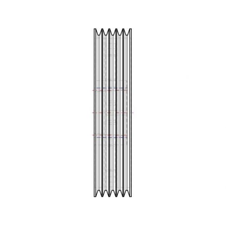 Poulie trapézoïdale SPB / B - 5 gorges - Ø450 mm - Moyeu amovible 3535 - Fonte