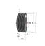 Poulie trapézoïdale SPB / B - 8 gorges - Ø450 mm - Moyeu amovible 4040 - Fonte