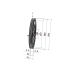 Poulie trapézoïdale SPB / B - 2 gorges - Ø500 mm - Moyeu amovible 3020 - Fonte