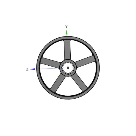 Poulie trapézoïdale SPB / B - 2 gorges - Ø560 mm - Moyeu amovible 3030 - Fonte