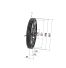 Poulie trapézoïdale SPB / B - 3 gorges - Ø560 mm - Moyeu amovible 3535 - Fonte