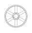 Poulie trapézoïdale SPB / B - 3 gorges - Ø560 mm - Moyeu amovible 3535 - Fonte