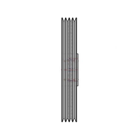 Poulie trapézoïdale SPB / B - 4 gorges - Ø560 mm - Moyeu amovible 3535 - Fonte