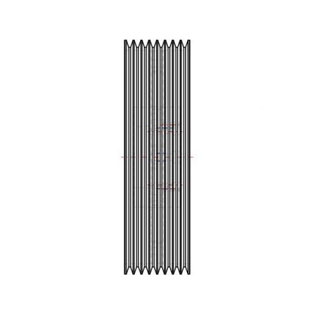 Poulie trapézoïdale SPB / B - 8 gorges - Ø560 mm - Moyeu amovible 4545 - Fonte