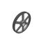 Poulie trapézoïdale SPB / B - 3 gorges - Ø630 mm - Moyeu amovible 3535 - Fonte