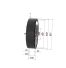 Poulie trapézoïdale SPB / B - 8 gorges - Ø630 mm - Moyeu amovible 4545 - Fonte