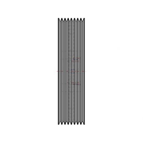 Poulie trapézoïdale SPB / B - 8 gorges - Ø630 mm - Moyeu amovible 4545 - Fonte