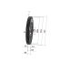 Poulie trapézoïdale SPB / B - 3 gorges - Ø710 mm - Moyeu amovible 3535 - Fonte