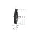 Poulie trapézoïdale SPB / B - 4 gorges - Ø710 mm - Moyeu amovible 3535 - Fonte
