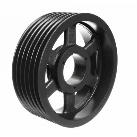 Poulie trapézoïdale SPB / B - 6 gorges - Ø710 mm - Moyeu amovible 4040 - Fonte