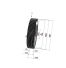 Poulie trapézoïdale SPB / B - 8 gorges - Ø800 mm - Moyeu amovible 4545 - Fonte