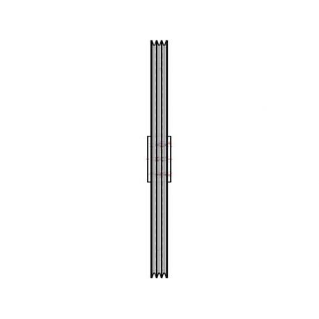 Poulie trapézoïdale SPB / B - 3 gorges - Ø900 mm - Moyeu amovible 3535 - Fonte