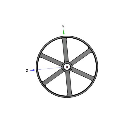 Poulie trapézoïdale SPB / B - 3 gorges - Ø1250 mm - Moyeu amovible 4040 - Fonte