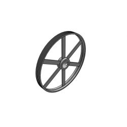 Poulie trapézoïdale SPB / B - 5 gorges - Ø1250 mm - Moyeu amovible 4545 - Fonte