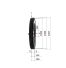 Poulie trapézoïdale SPB / B - 6 gorges - Ø1250 mm - Moyeu amovible 5050 - Fonte