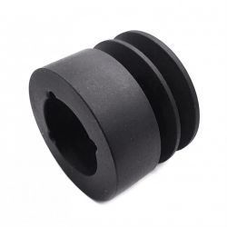 Poulie trapézoïdale SPZ / Z - 2 gorges - Ø60 mm - Moyeu amovible 1108 - Fonte