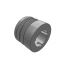 Poulie trapézoïdale SPZ / Z - 2 gorges - Ø60 mm - Moyeu amovible 1108 - Fonte