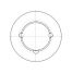 Poulie trapézoïdale SPZ / Z - 2 gorges - Ø60 mm - Moyeu amovible 1108 - Fonte