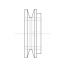 Poulie trapézoïdale SPZ / Z - 1 gorge - Ø63 mm - Moyeu amovible 1108 - Fonte
