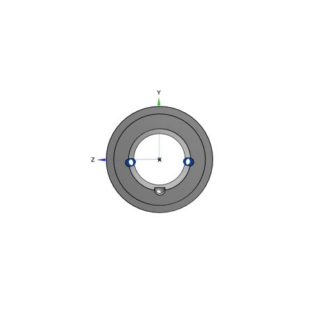 Poulie trapézoïdale SPZ / Z - 1 gorge - Ø63 mm - Moyeu amovible 1108 - Fonte