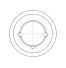 Poulie trapézoïdale SPZ / Z - 1 gorge - Ø63 mm - Moyeu amovible 1108 - Fonte