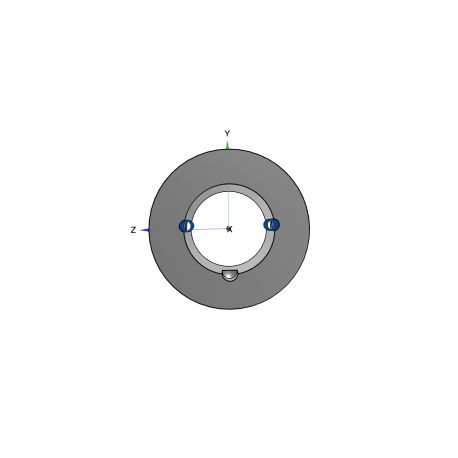 Poulie trapézoïdale SPZ / Z - 2 gorges - Ø63 mm - Moyeu amovible 1108 - Fonte