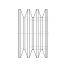Poulie trapézoïdale SPZ / Z - 3 gorges - Ø63 mm - Moyeu amovible 1108 - Fonte