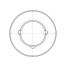 Poulie trapézoïdale SPZ / Z - 3 gorges - Ø63 mm - Moyeu amovible 1108 - Fonte